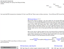 Tablet Screenshot of pdf-securityremover.com